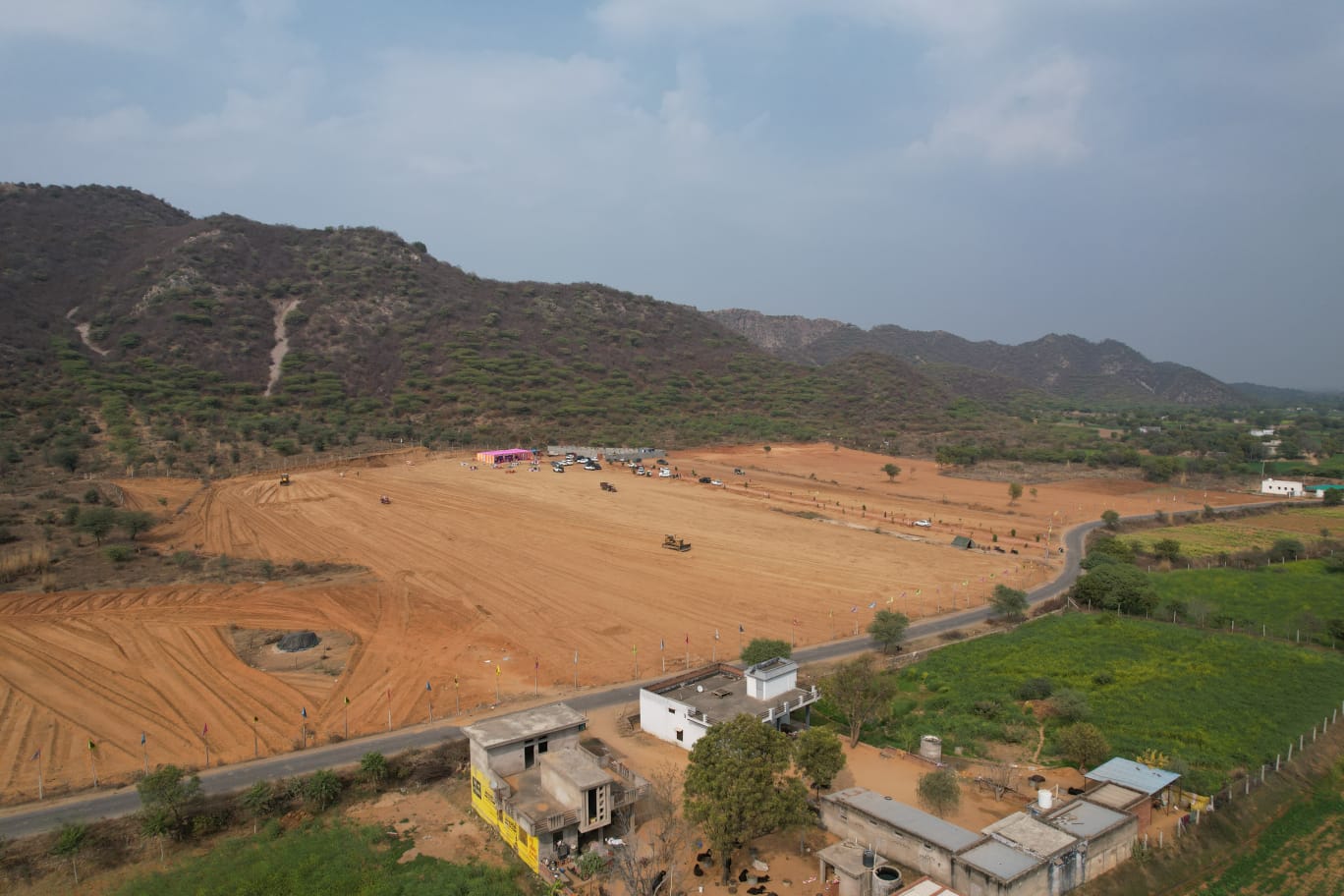Project view at Farm House Neemrana
