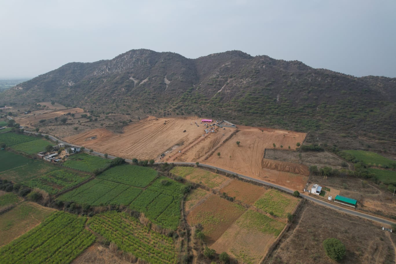 Farmhouse plot development view